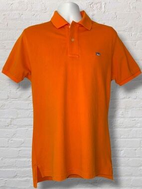 Southern Tide Skipjack Polo Shirt |Men’s-Small |Orange | Classic Fit 100% Cotton
